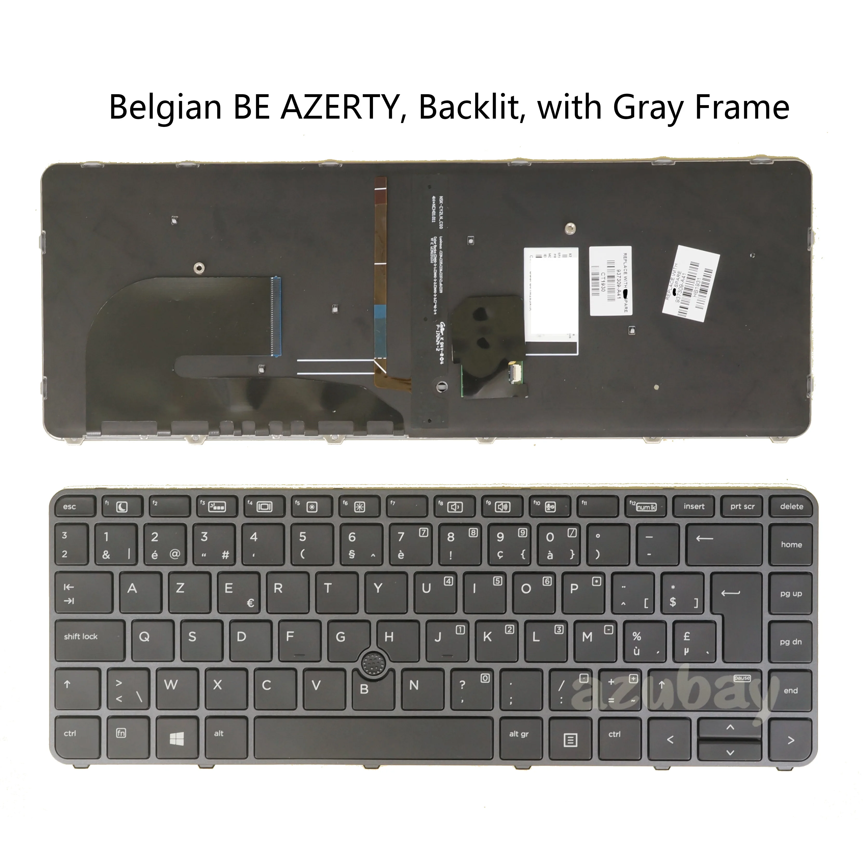 New Net Tastiera Compatibile HP EliteBook 840 G3/G4, 745 G3/G4 – Layout ITA Argento