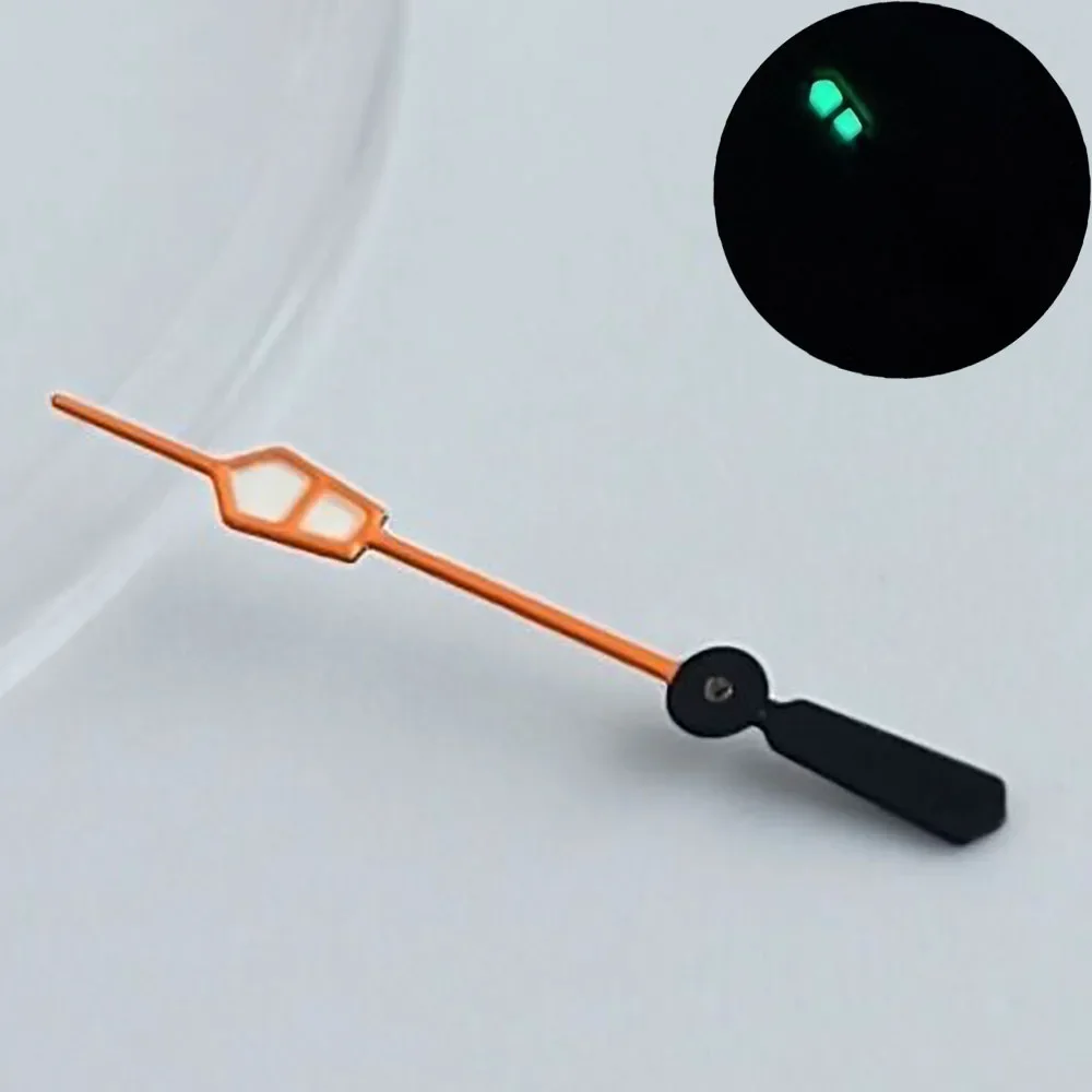 Premium Glow-in-the-Dark Watch Pointer - Blue/Green/Black Customizable Second Hand