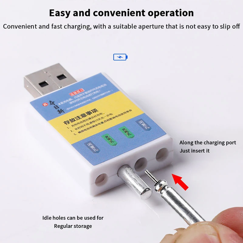 Angelanzug mit Bissanzeiger, wiederaufladbarem Akku (CR425), USB-Ladegerät und Zubehör – Detail 10