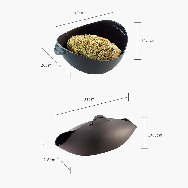 Multifunctional Silicone Bread Maker Silicone Steamer Bread Baking Pan Toaster silicone baking tray disposable baking pan