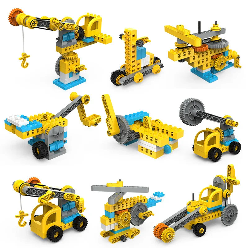 

Moc Power Function Big Large Building Blocks Educational Gear Machinery STEM Robot Science Set Bricks Toys Compatible 9656 Block