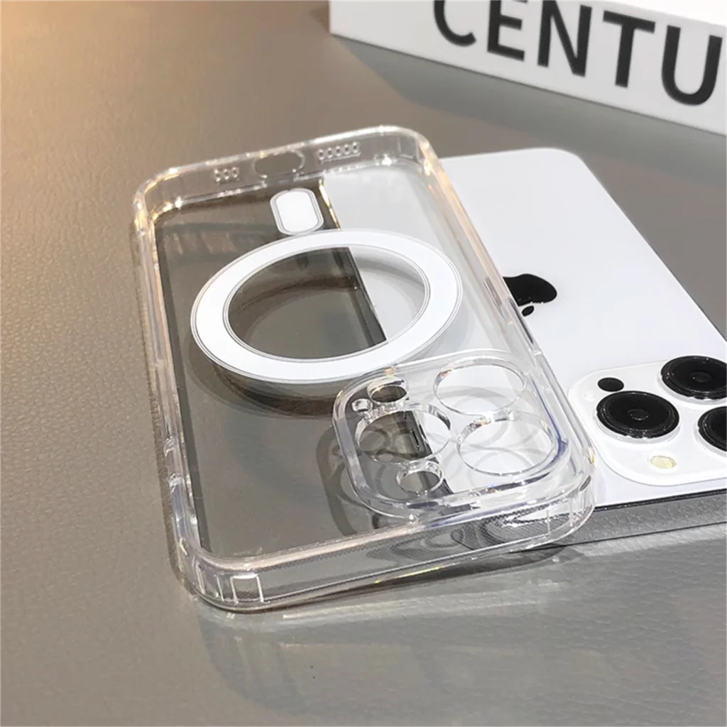 Premium Soft Silicone MagSafe Magnetic Wireless Charging Case Cover