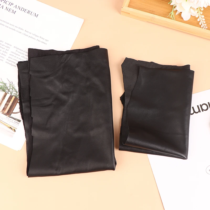 Soft Genuine Leather Fabric Sheet Real Goat Skin Piece Sewing Material 20x30/30x40cm 1Pcs leather fabric leather material