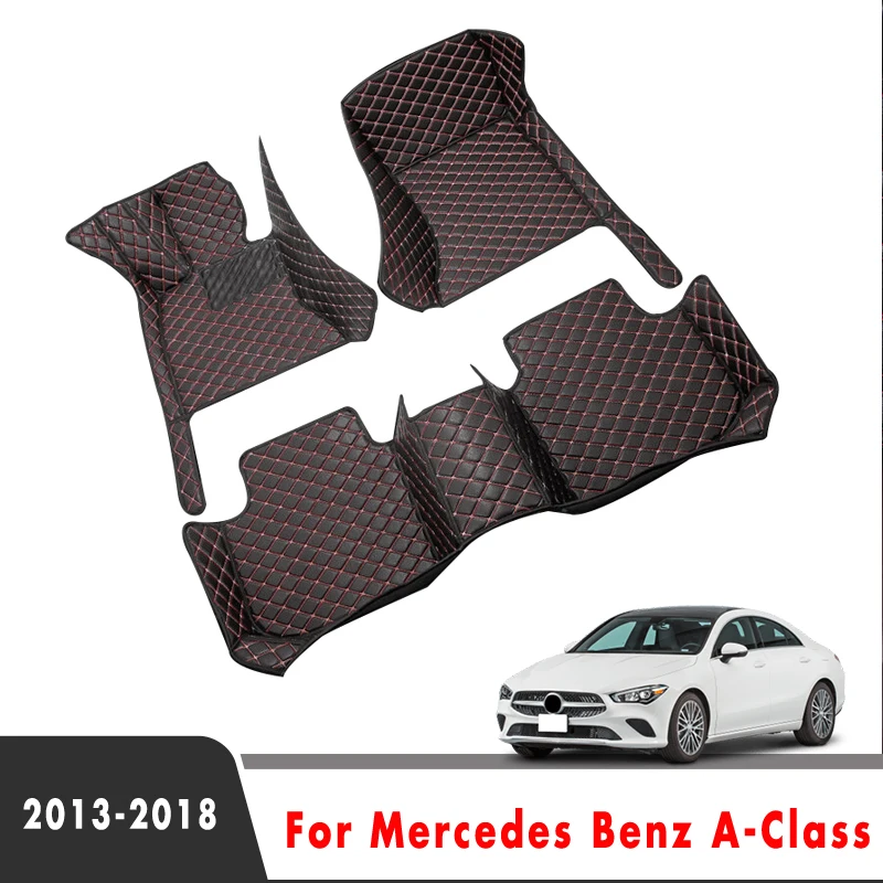 

Автомобильные коврики для Mercedes Benz A-Class A Class 2018 2017 2015 2016, коврики, коврики, украшение автомобиля, аксессуары для интерьера