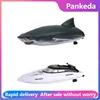 2.4G RC Shark Whale Toy Remote Controlled Boat Ship Submarine Robots Fish Electric Toys for Boys RC Crocodile Kids Gifts Toy 1