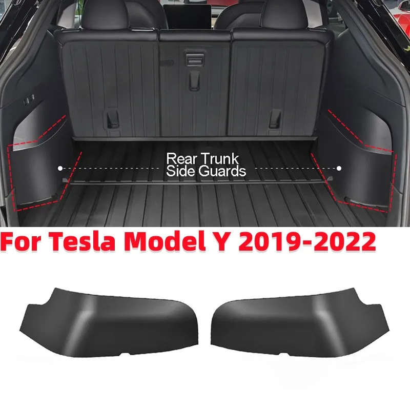 

2 шт./комплект, боковые накладки на багажник автомобиля Tesla Model Y 2019-2022