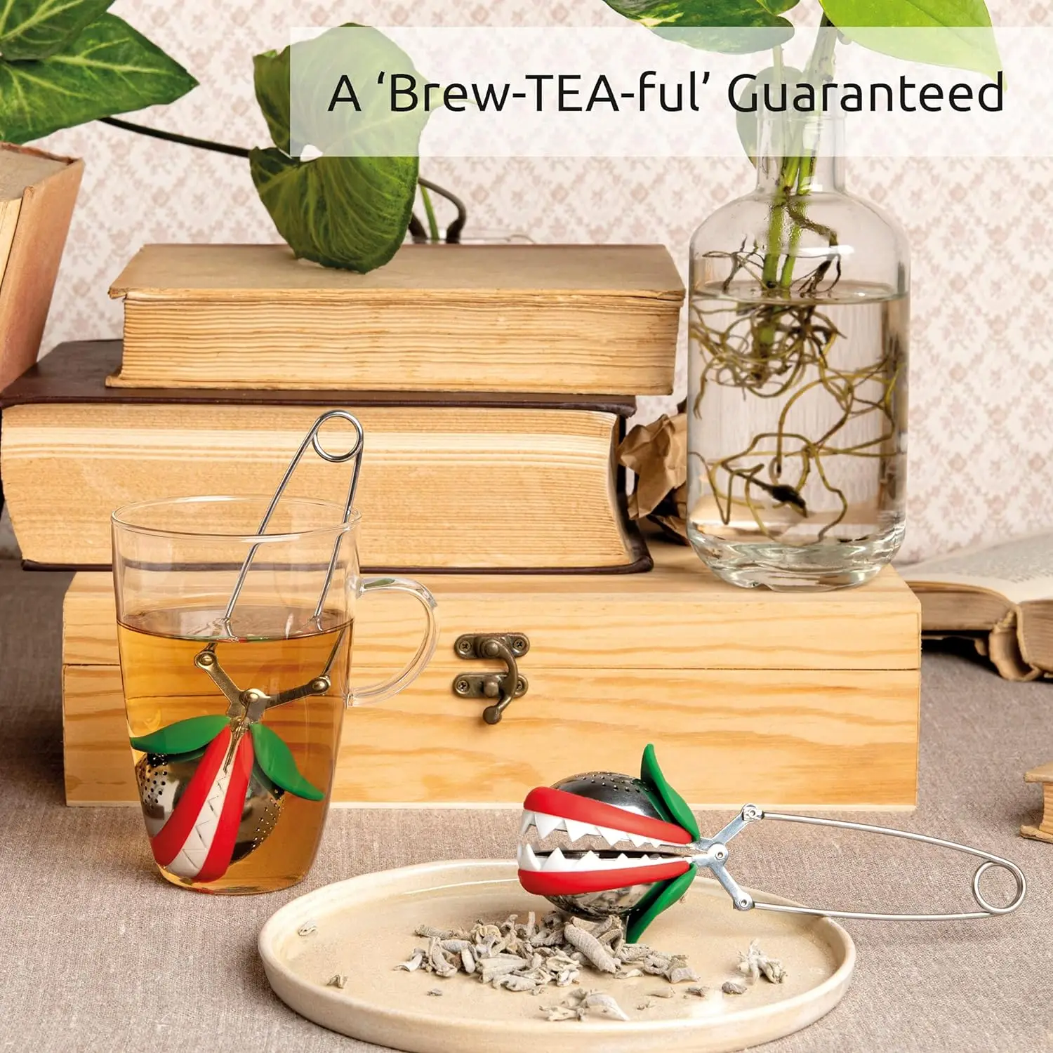 Big Mouth Tea Leaf Catcher Tea Strainer Creative Stainless Steel Maker trap net