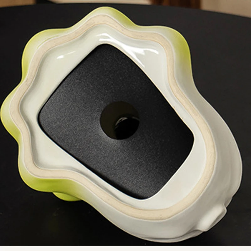 Ceramic Cute Chinese Cabbage Shape Tissue Box, Creative Light Luxury Napkin Box Home Living Room Bedroom Hotel Decoration, 1Pc