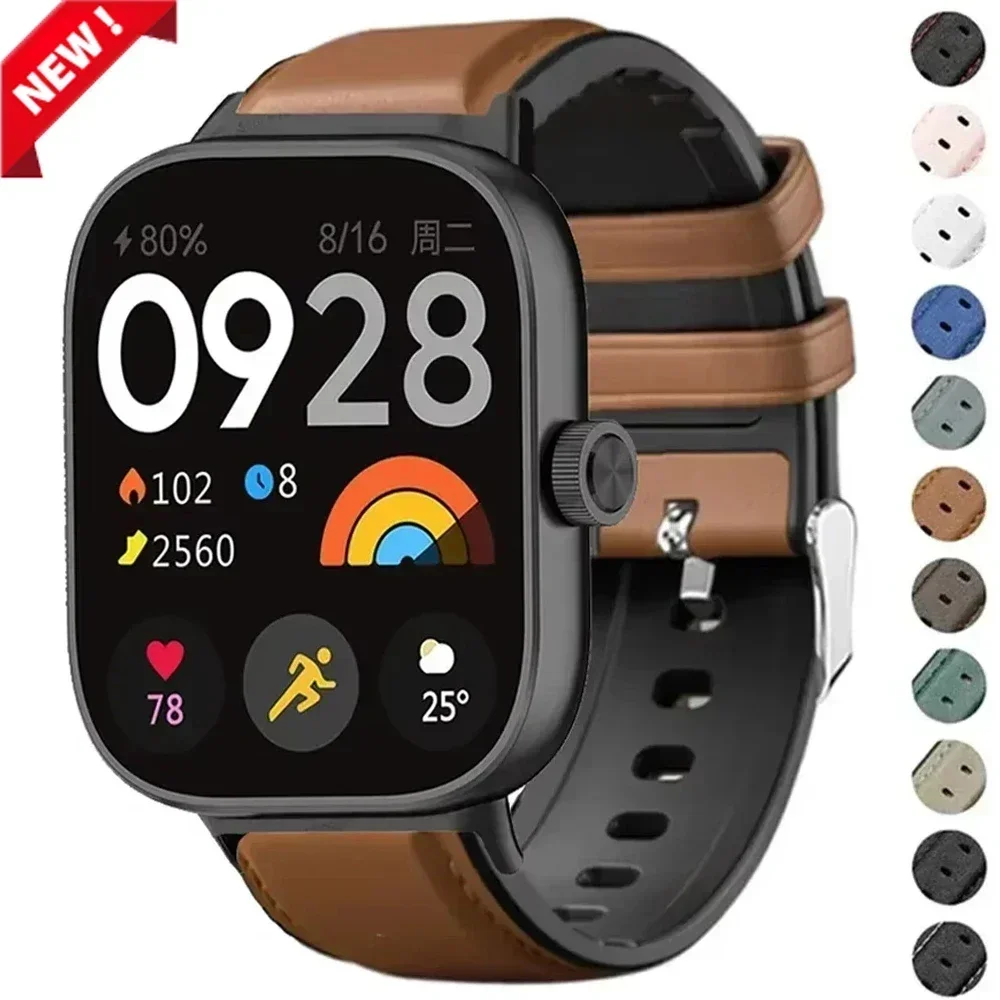 Premium Leather Wrist Strap - Smart Watch Sport Accessory Bracelet