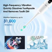 Electric Teeth Cleaner Remove Tartar Plaque Calculus and Tooth Stains Dental Teeth Whitening Kits With 6 Toothbrush Heads Home 2