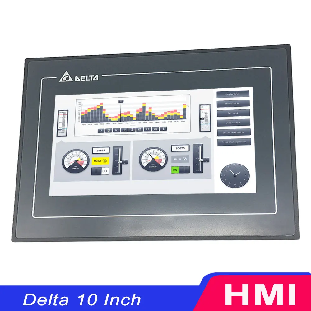 

Delta 10 Inch HMI DOP-110CS DOP-110CS DOP-110WS DOP-110CG DOP-110IS DOP-110IG Human Machine Interface Industrial Touch Screen