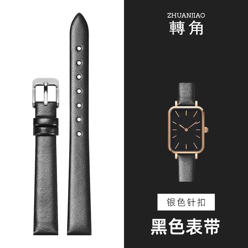 Premium Ultra-Thin Calfskin Leather Waterproof Watchband – Soft, Comfortable, and Versatile Watch Accessory