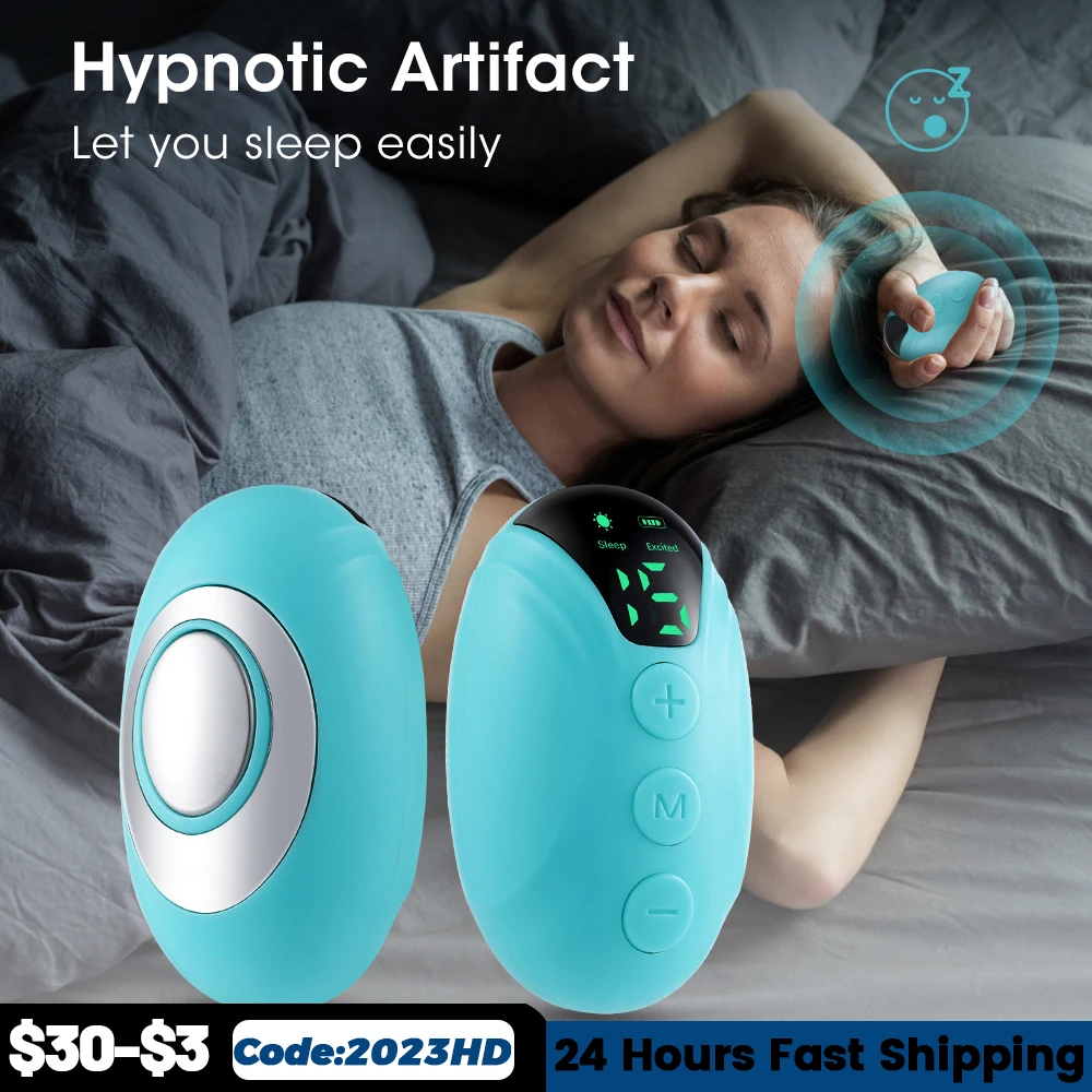 Microcurrent Pulse Massage Stimulation Hypnosis Sleep Aid Insomnia