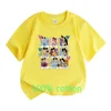 Disney Princess Castle Children's Cotton T-Shirt Princess Gift Disney Girls Trip Short Sleeve Children's Princess Castle T-Shirt 3