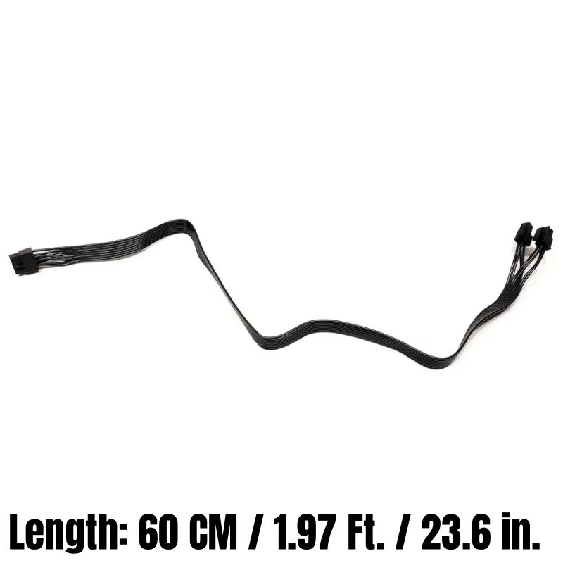 CPU Power Cable for Gigabyte P750GM, P850GM, P1000GM PSU, 8Pin to 4+4Pin ATX/EPS12V 18AWG 60 CM for Gigabyte P-GM Modular Powers