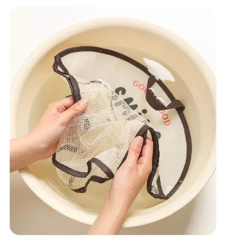 Large Capacity Cartoon Wall mounted sundry Mesh Bag Portable Toy Clothes sock collating Organizer Net Bathroom Storage Mesh Bag