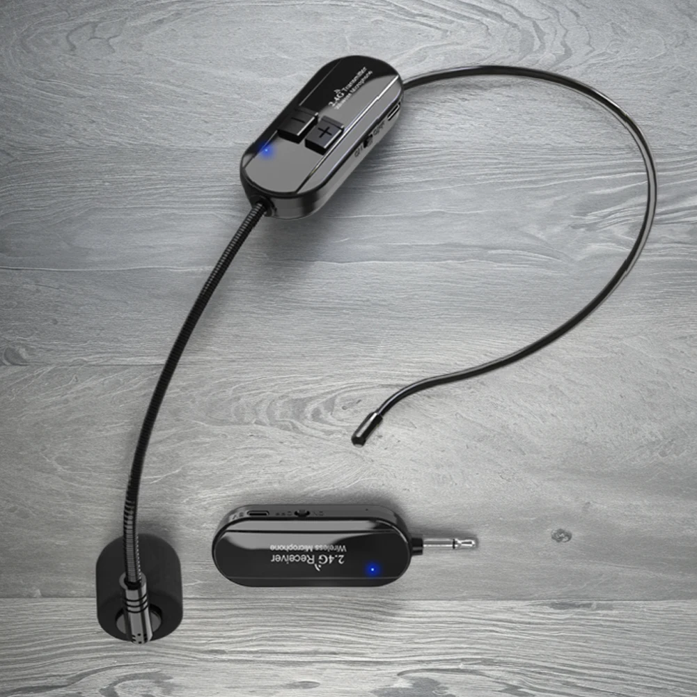 2.4G Wireless Headset and Handheld Microphone System Long Range Voice Amplifier for Stage and Teaching