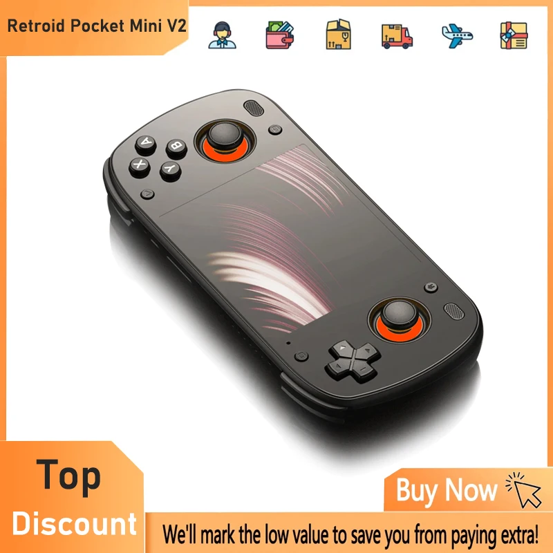 Retroid Pocket Mini V2 Game Console SD865 3.92Inch 8:7 OLED