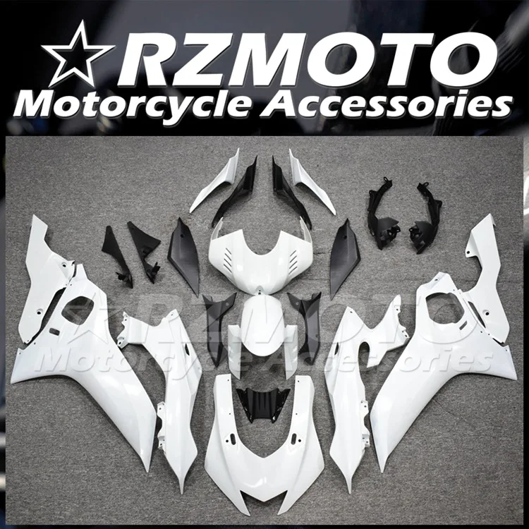 

Комплект обтекателей из АБС-пластика, 4 подарка, подходит для YAMAHA YZF-R6 R6 2017 2018 2019 2020 2021 2022 17 18 19 20 21 22, кузов белого цвета на заказ