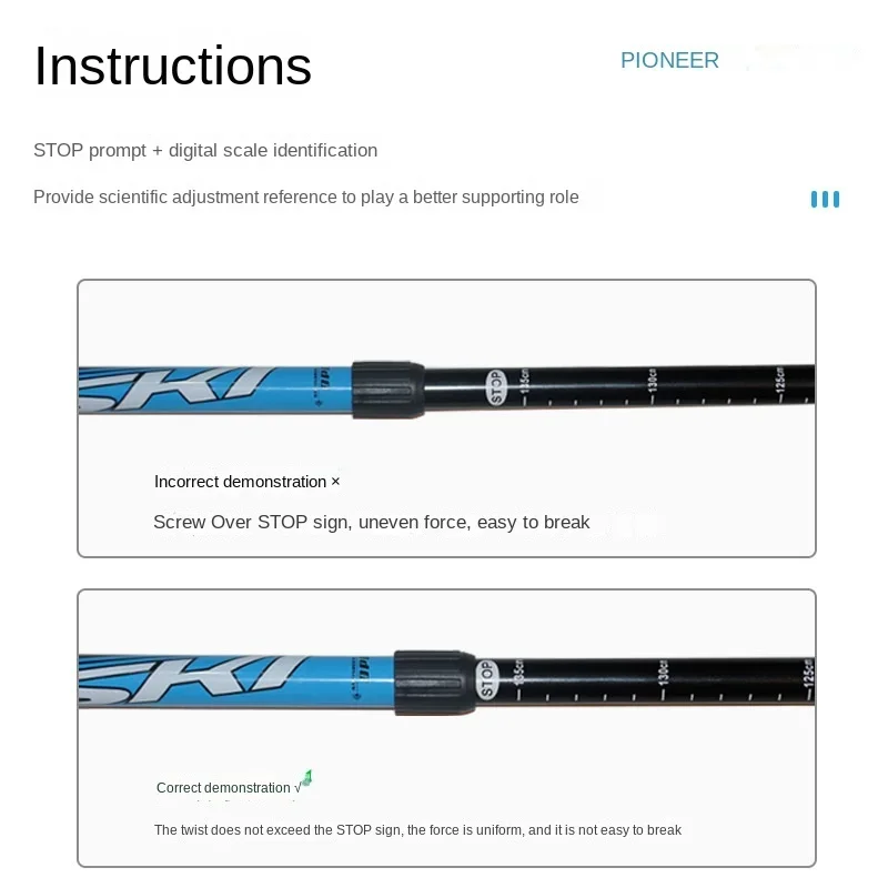 1PCS Ultralight Folding Multifunction Trekking Pole Portable Anti Shock Alpenstock Snow Walking Stick Outdoor Climbing Hiking 5