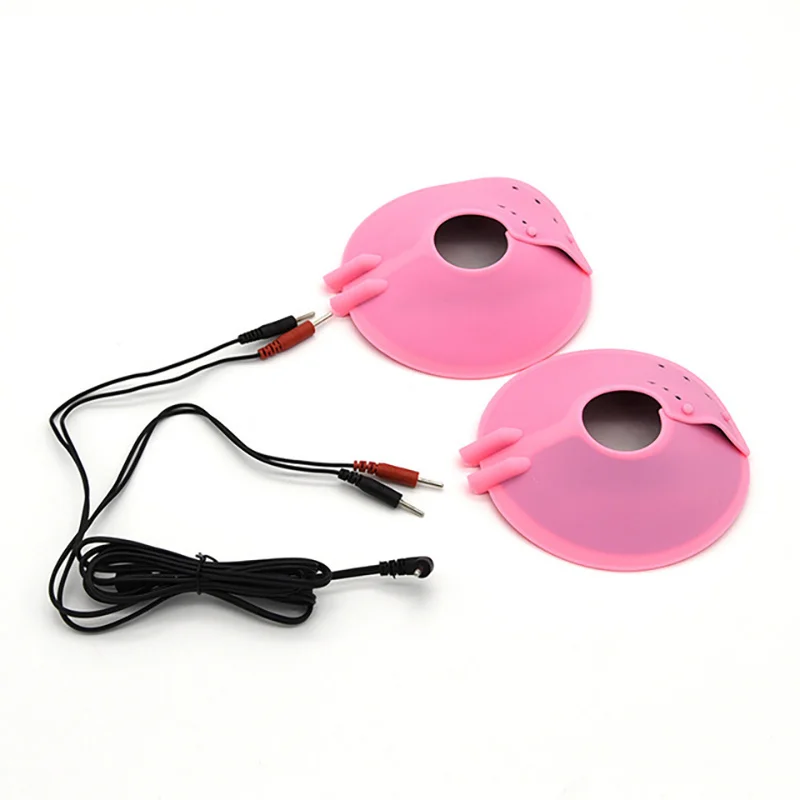 Electroshock Nipple Clamps Electro Shock Nipple Sucker Electric Gloves Clit Labia Clamp Electro Stimulation Sexy Toys Women Electro Sex Toys Electric Sex Toys