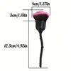 1PCS Flower Nail Brush For Manicure Rose Nail Art Brush Nail Accessories Tools Popular Round Gel polish Dust Cleaning Brushes 4