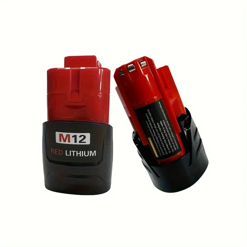 2Packs 2500MAH Rechargeable Battery for Milwaukee m12 12V Tools 48-11-2420 48-11-2440 Cordless Power Tools