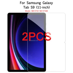 2-Pack HD Scratch Proof Tempered Glass Screen Protectors (2P Tab S9)