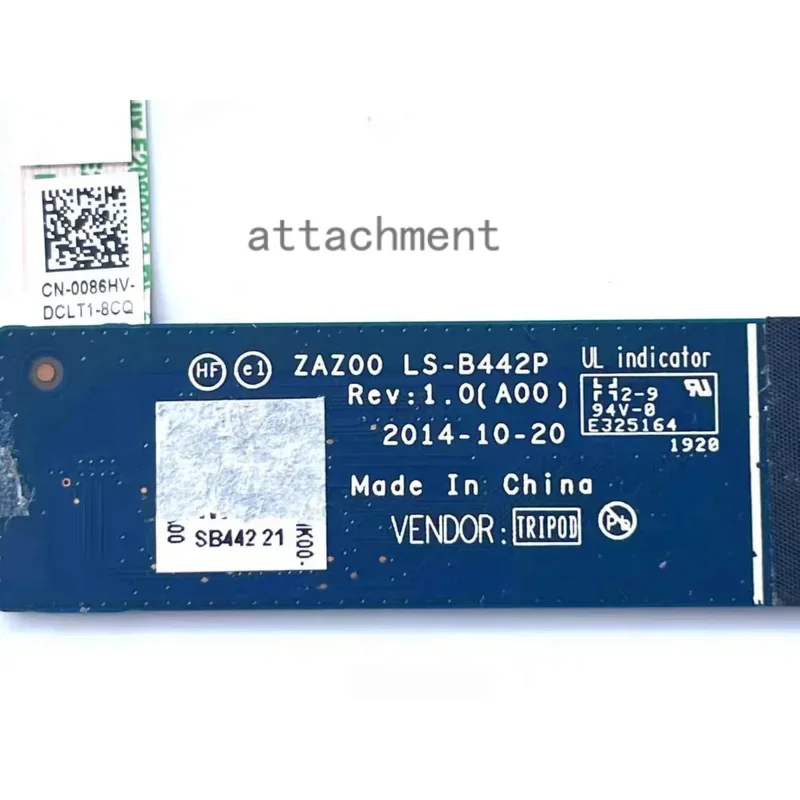 DELL XPS Ʈ Ű Ʈѷ , ̺ LS-B442, P NBX0001N000, 13, 9343, 9350, 9360, P54G  