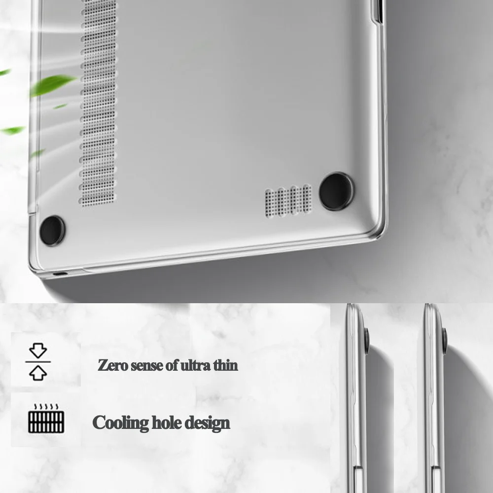 Capa para Portátil para Apple Macbook Air 13 m1 Pro 13 m1 Pro 16 m1 Pro 14 m1 Pro 13 14 15 16 ar 11 13 Macbook 12 Polegada Casca Dura - Imagem 4
