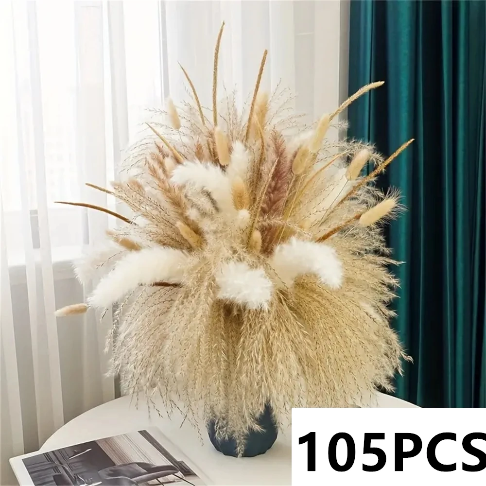 Lush Pampas Grass Bouquets for Elegant Floral Arrangements and Home Decor