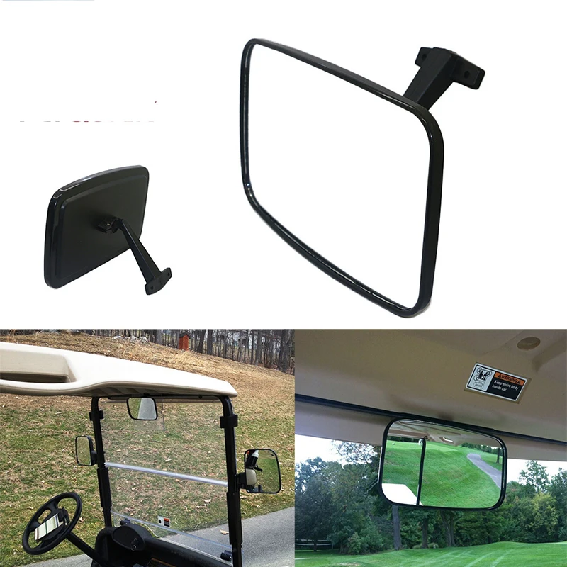 

CAWOSS Golf Cart Rearview Center Mirrors Large Field Vision Rear View Mirror