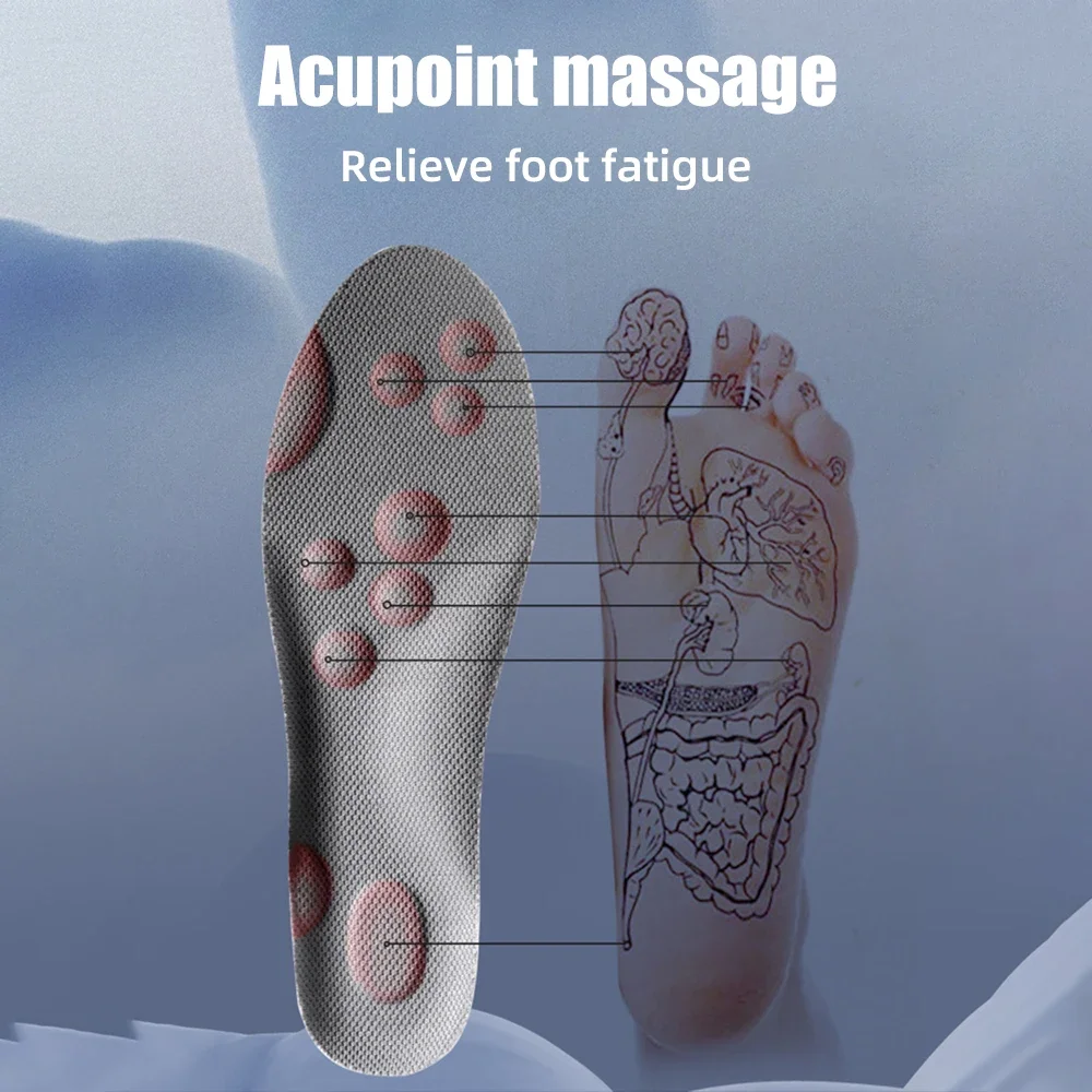 Sport Insoles Latex Memory Foam for Running Hiking Foot Support Shoe Pads Orthopedic Insole Anti-pain Deodorant Insert Cushion shoe insoles orthopedic insoles