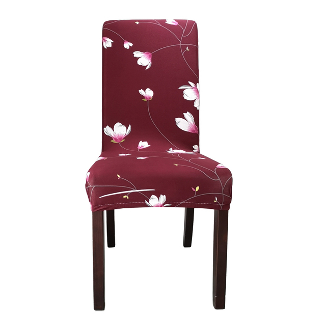 Chair Covers for Dining Room Printed Stretchable Dining Chair Slipcover Washable Removable for Kitchen Hotel,Restaurant