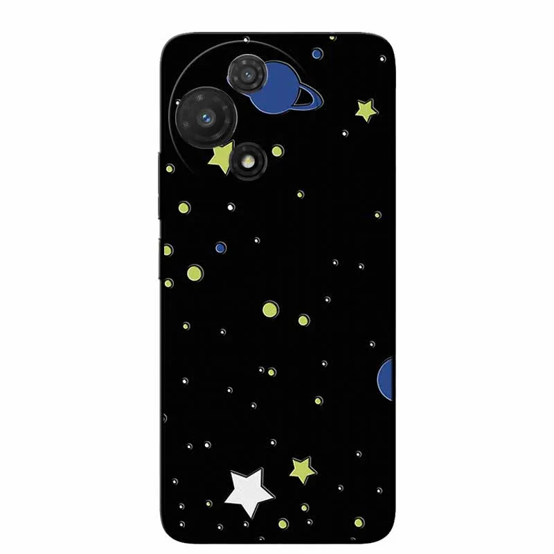 3D Cartoon Embossed Retro Silicone Case with Anime Bumper