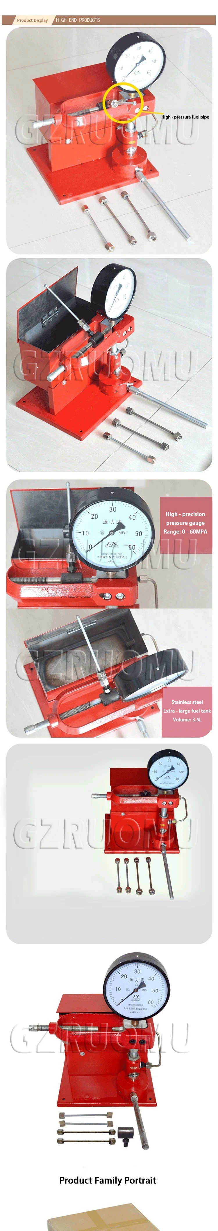 Workbench Multifunctional Fuel Injection Calibrator Automobile Agricultural Vehi