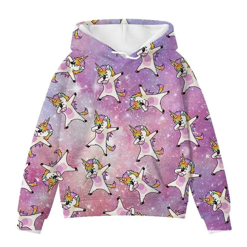 Colorful Rainbow Unicorn Hoodie