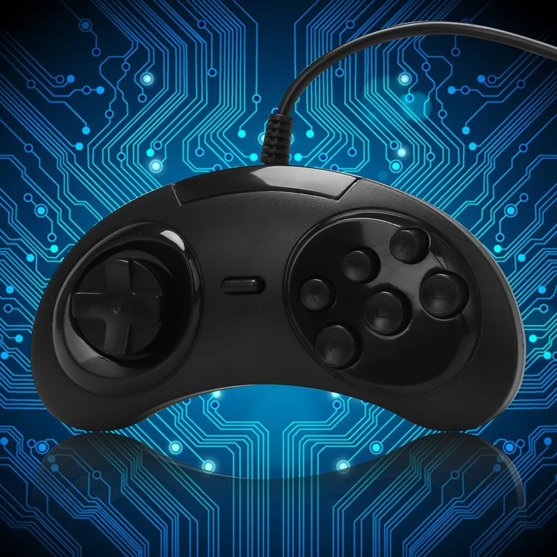  е  6 Ű Usb  Ʈѷ е, Sega Genesis / Md Pc / 2 Y1301 / Mac ް ̺  öƽ