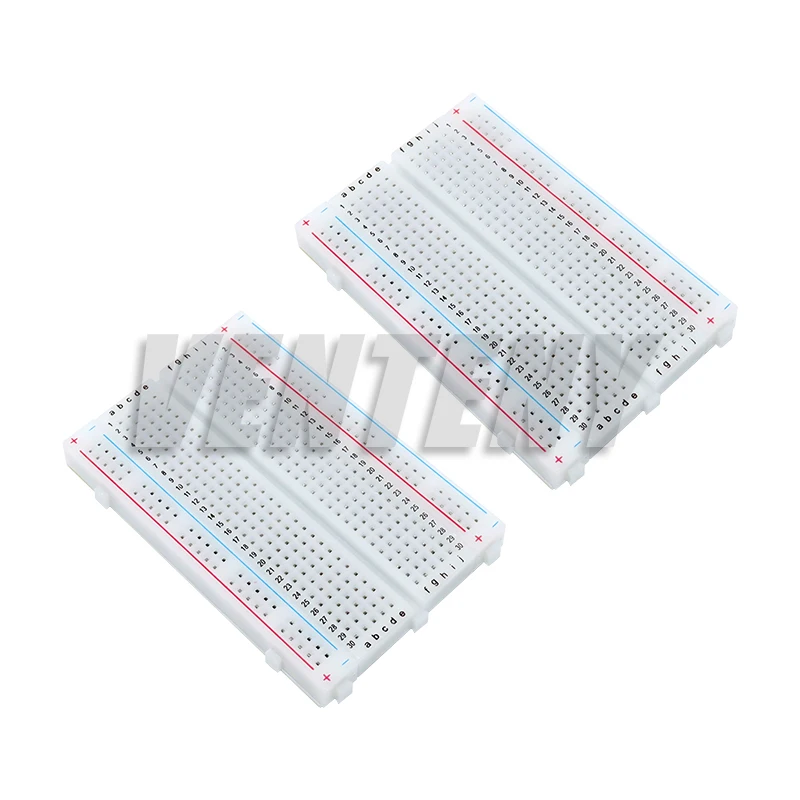 1-10pcs PCB Breadboard 400 Tie Points Solderless Mini Universal Test Protoboard DIY Bread Board for Bus Test Circuit Board