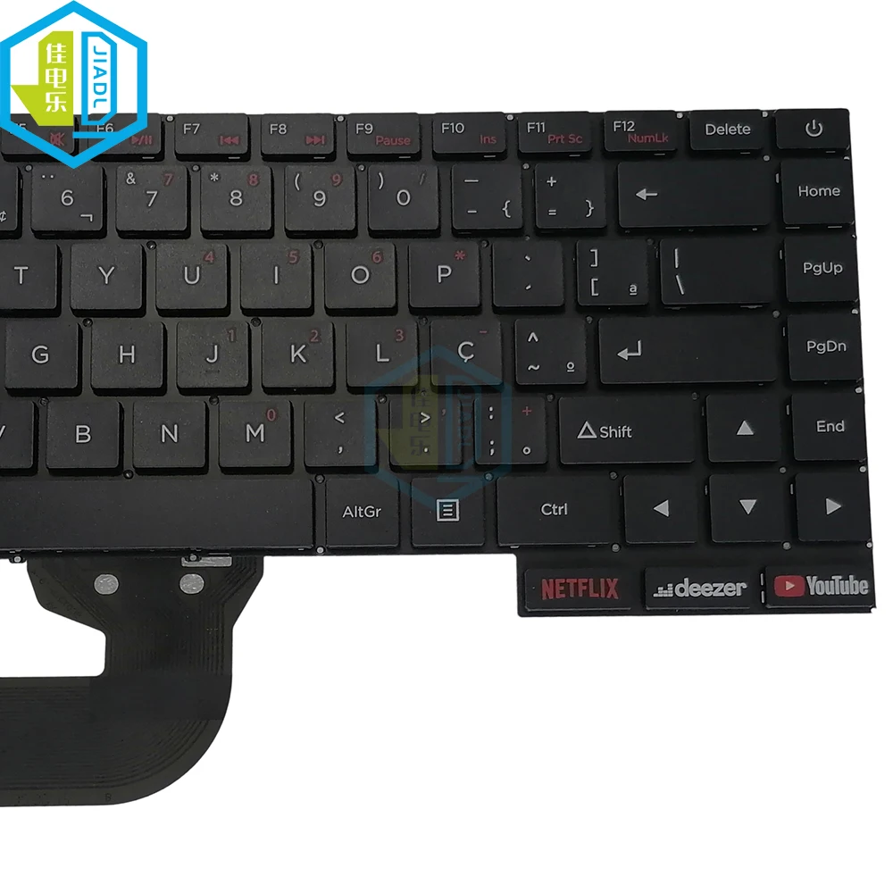 PT-BR Brazilian Keyboard For Positivo Motion C4128d C4128di C4500d Portuguese Replacement Keyboards SCDY-315-18-4 NETFLIX keycap