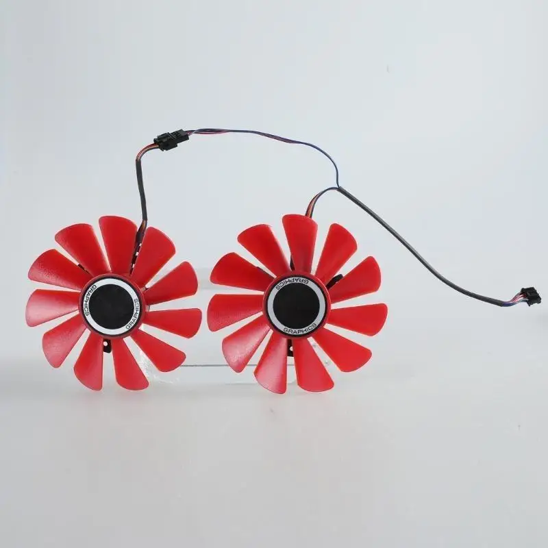 31BA 2PCS PC-Lüfter mit PWM-Steuerung und LED-Beleuchtung 4Pin-Anschluss FDC10U12S9C für Computer-Enthusiasten – Detail 7
