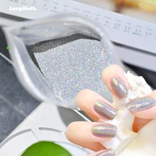 

0.1mm Laser Kaleidoscope Nail Art Glitter Polychrome Holography Powder Spark Twinkle Polyester Superfine Cosmetics Nail Dust 50g