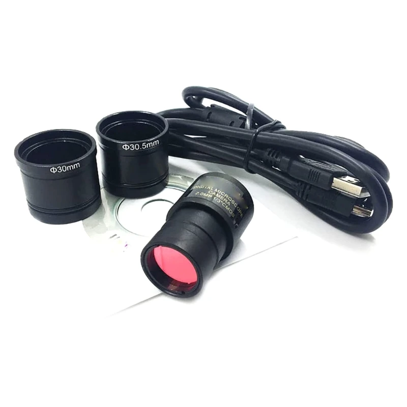 

2MP USB Microscope Industrial Camera Eyepiece Adapter Ring for Image Dropship