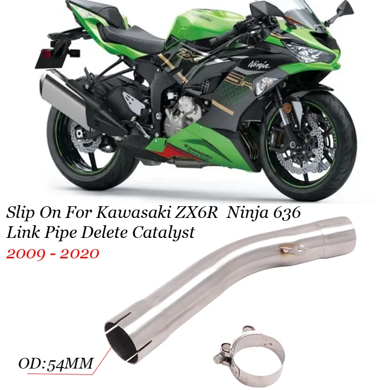 Slip On For Kawasaki Zx6r Zx6r Ninja 636 2009 2020 Years Motorcycle Exhaust Escape Modified