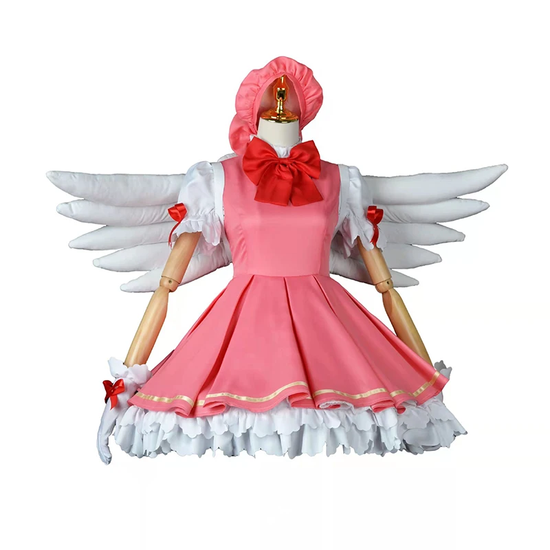 

Anime Cardcaptor Sakura Cosplay Costume Female Cute Combat Uniforms Full Set