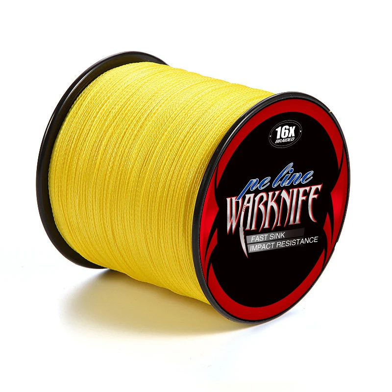 Warknife 16Strands Hollow Core PE Braid 2000M Braided Fishing Line  MultiColor Super Strong Japan Multifilament Fishing Line Wire