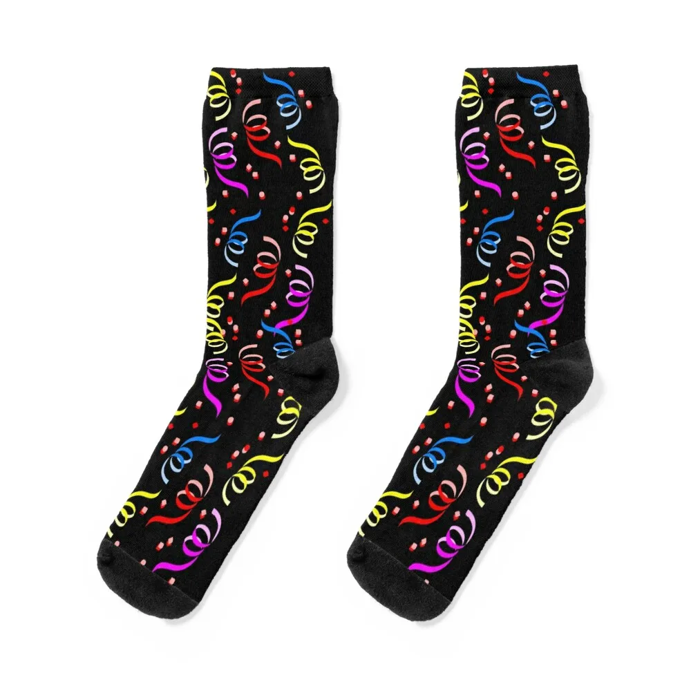 

NEW YEARS EVE SOCKS with CONFETTI Socks winter luxe Man Socks Women's