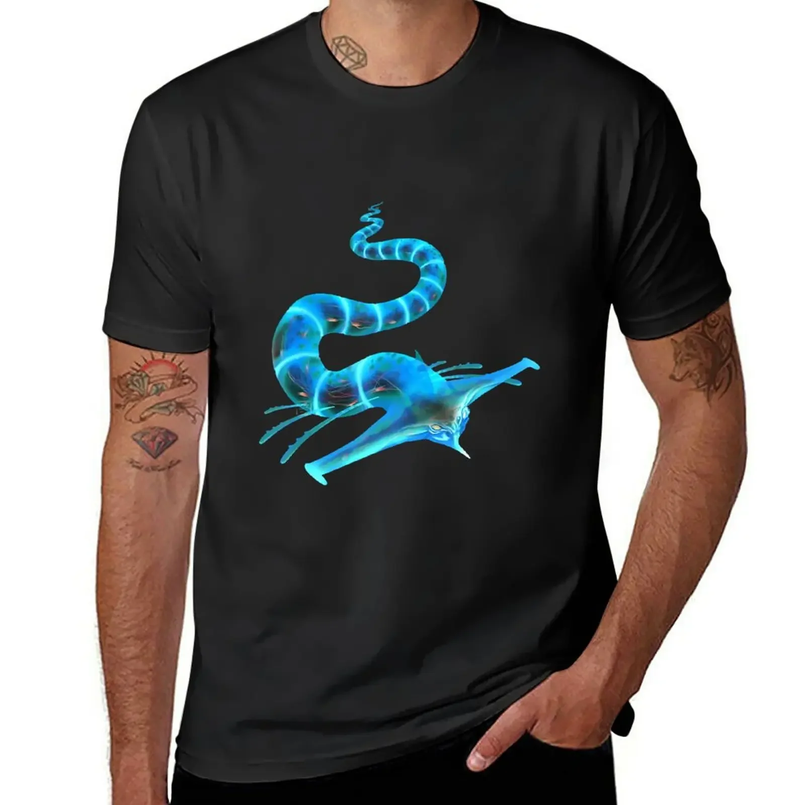 T-Shirt Subnautica Taglie Forti T-Shirt Tinta Unita Uomo