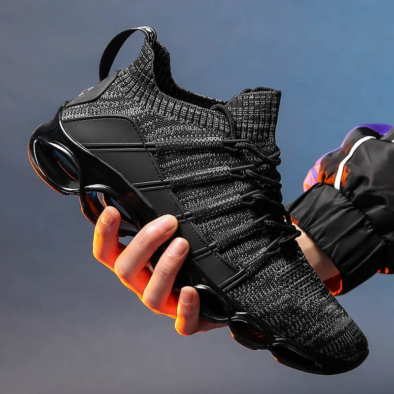 

Кроссовки мужские дышащие, брендовые, Повседневная модная Уличная обувь для взрослых, лето-осень