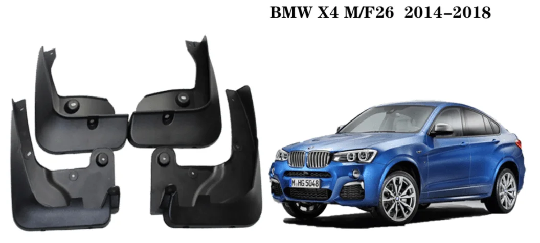 Parafanghi 4X Per Bmw X4 F26/X4 M40I M Sporta/X4 M G02 Sport 2014-2022 Parafanghi Parafanghi Paraspruzzi Parafanghi Accessori